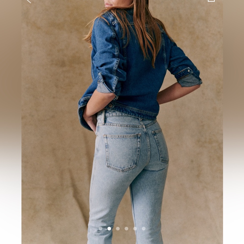 Sezane - Brut Sexy Jean in Bleach, 4 (Fr 36)